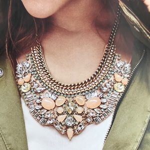 Stella & Dot Jewelry - Stella & Dot Giverny Embroidered Necklace Stella & Dot Jewelry - Stella & Dot Giverny Embroidered Necklace